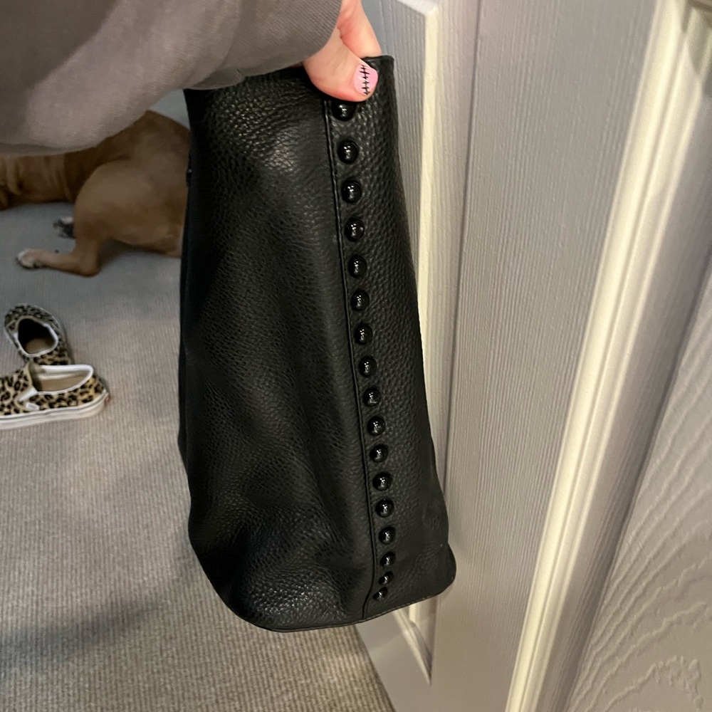 Rebecca Minkoff Black Pebbled Leather Bag